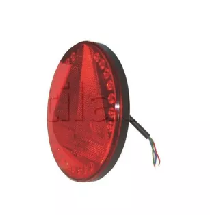 Feu compact à Leds extra plat - 10/30 Volts - ø 148 x Ep 16 mm - IP67