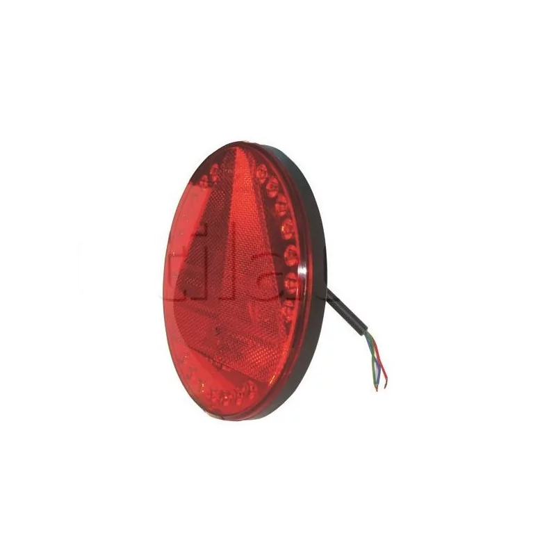 Feu compact à Leds extra plat - 10/30 Volts - ø 148 x Ep 16 mm - IP67