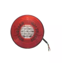 Feu compact à Leds extra plat - 10/30 Volts - ø 148 x Ep 16 mm - IP67