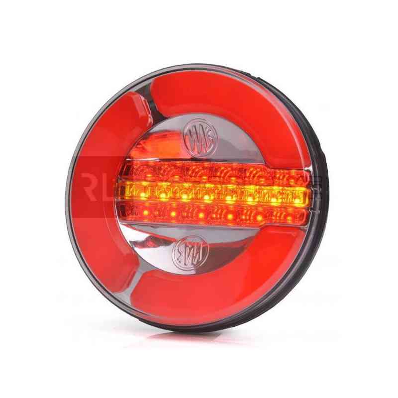 Feu arrière compact à Leds - 12/24 Volts - ø 142 x 51 mm - IP68