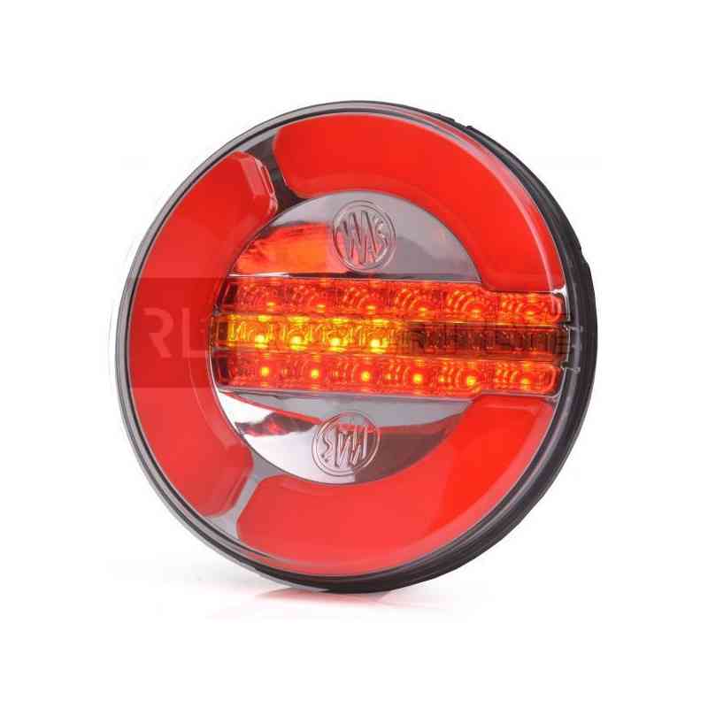 Feu arrière compact à Leds - 12/24 Volts - ø 142 x 51 mm IP68