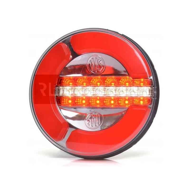 Feu arrière compact à Leds - 12/24 Volts - ø 142 x 51 mm - IP68
