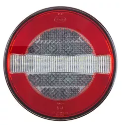 Feu arrière compact à Leds - 10/30 Volts - ø 122 x Ep 44 mm - IP67