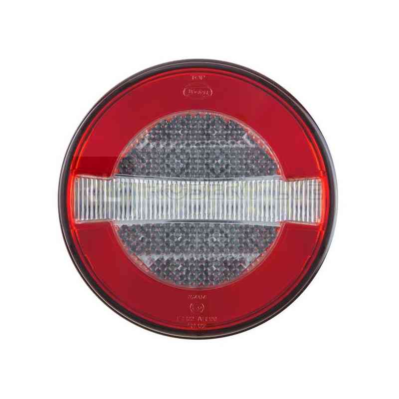 Feu arrière compact à Leds - 10/30 Volts - ø 122 x Ep 44 mm - IP67