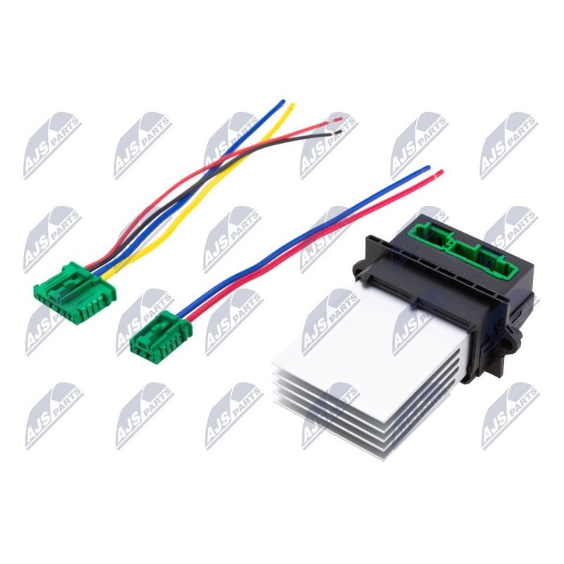 Régulateur, Pulseur D'air Habitacle Résistance Cube-plug -KIT-CITROEN C2 2003 - 5HL 351 332-584, 5HL351332584, 6441-L2