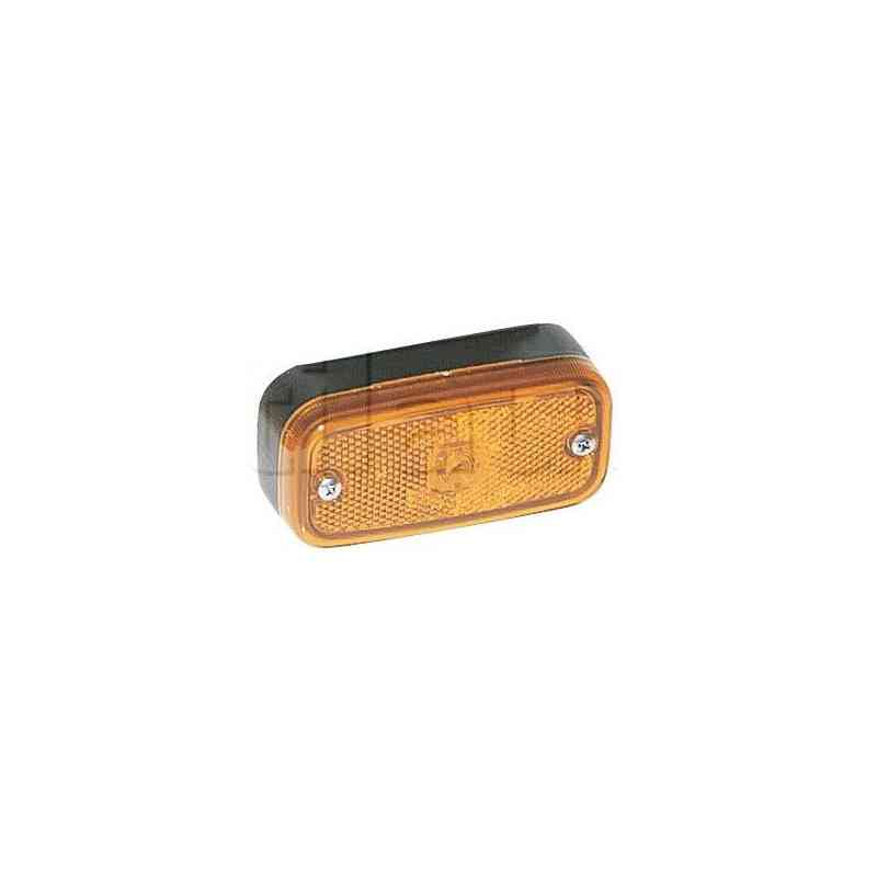 Feu latéral avec catadioptre - 110 x 55 x 35 mm - 12/24 Volts