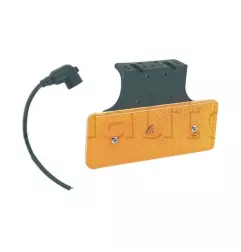 Feu latéral avec catadioptre - 120 x 45 mm - 12/24 Volts 200 MM