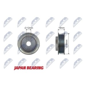 Galet Enrouleur Des Courroies De Distribution SUBARU JUSTY III SUZUKI IGNIS I - ADK896502, APV3063, T39181
