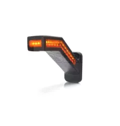 Feu de gabarit tricolore avec clignotant et feu stop à Leds- 12/24 Volts - IP68