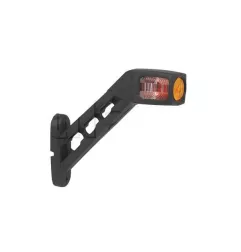 Feu corne support caoutchouc rouge / blanc / orange - A Leds - IP67