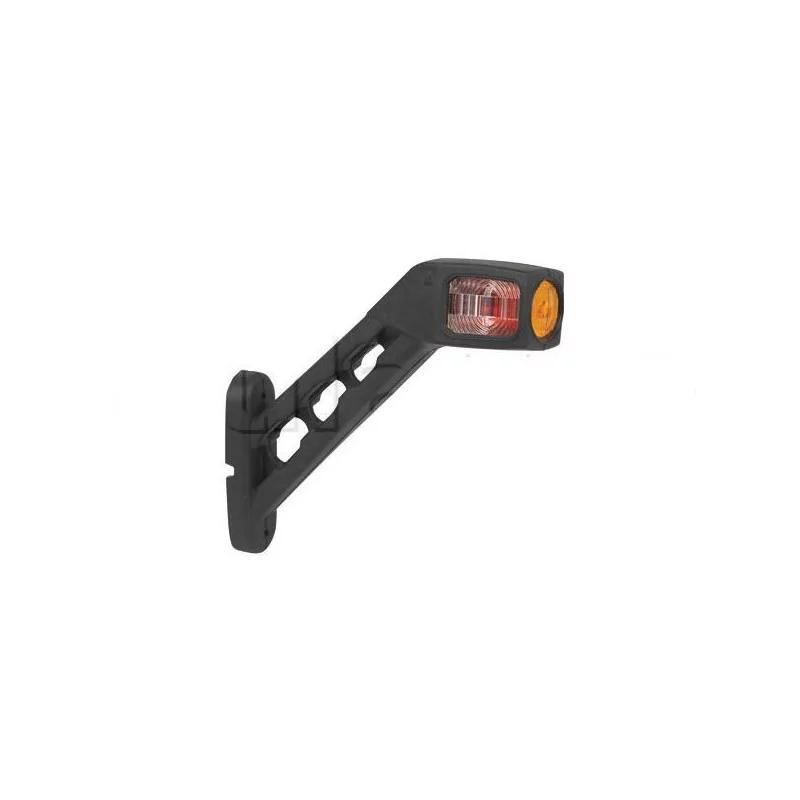 Feu corne support caoutchouc rouge / blanc / orange - A Leds - IP67