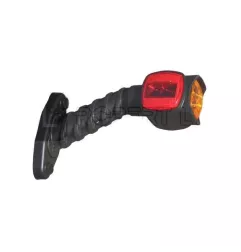 Feux de gabarit rouge / blanc / orange sur patte caoutchouc à Leds - 12/24 Volts - IP67