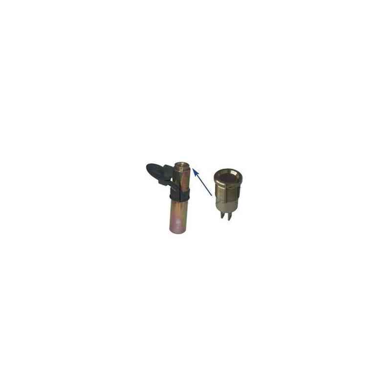 Embout fileté laiton adaptable sur tiges de gyrophares 21900 & 21990 Embout fileté laiton adaptable sur tiges de gyrophares 21900 & 21990