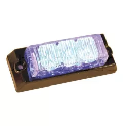 Feux de pénétration 3 Leds - 12/24 Volts - IP67 BLEU