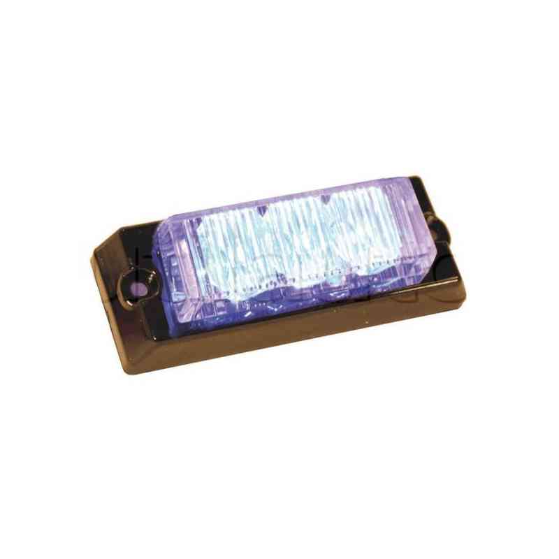 Feux de pénétration 3 Leds - 12/24 Volts - IP67 BLEU Feux de pénétration 3 Leds - 12/24 Volts - IP67 BLEU
