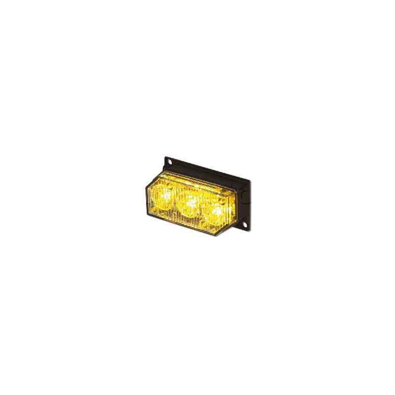 Feux de pénétration 3 Leds - 10/30 Volts ORANGE Feux de pénétration 3 Leds - 10/30 Volts ORANGE