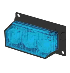 Feux de pénétration 3 Leds - 10/30 Volts  BLEU
