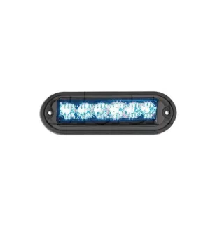 Feux de pénétration 6 Leds - 10/30 Volts -R 65 BLEU