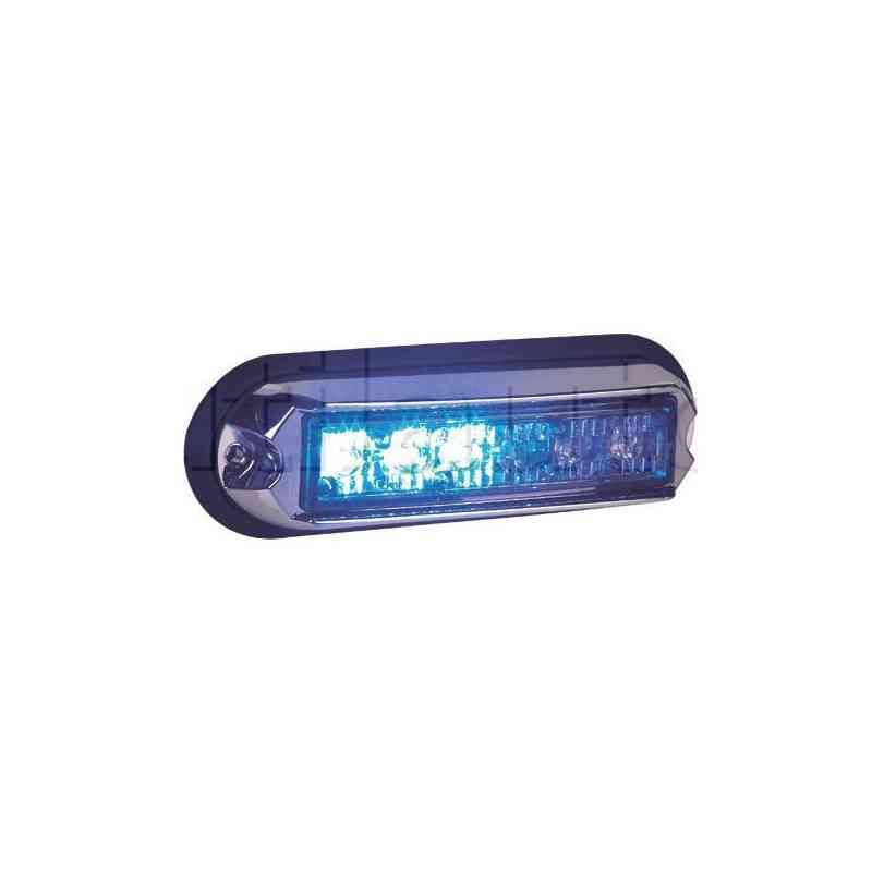 Feux de pénétration 6 Leds - 10/30 Volts - R65 BLEU