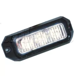 Feu de pénétration orange 3 Leds - 12/24 Volts - IP67 - Gamme économique