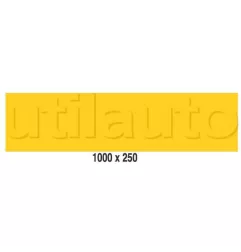 Signalisation pour convoi hors gabarit ALU JAUNE 1000 x 250mm