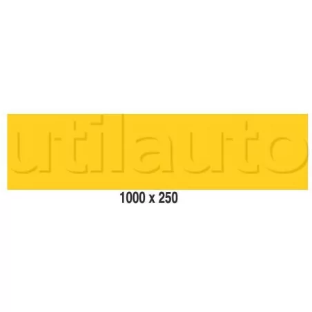 Signalisation pour convoi hors gabarit ALU JAUNE 1000 x 250mm