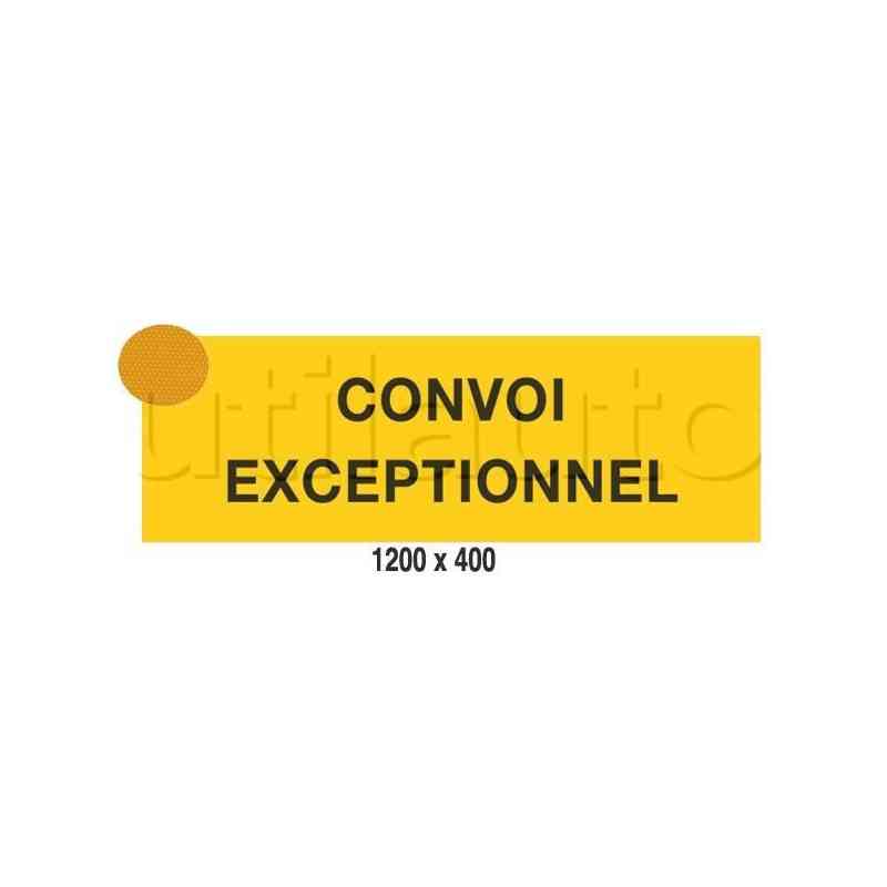 Signalisation pour convoi hors gabarit ALU 120x40cm Signalisation pour convoi hors gabarit ALU 120x40cm