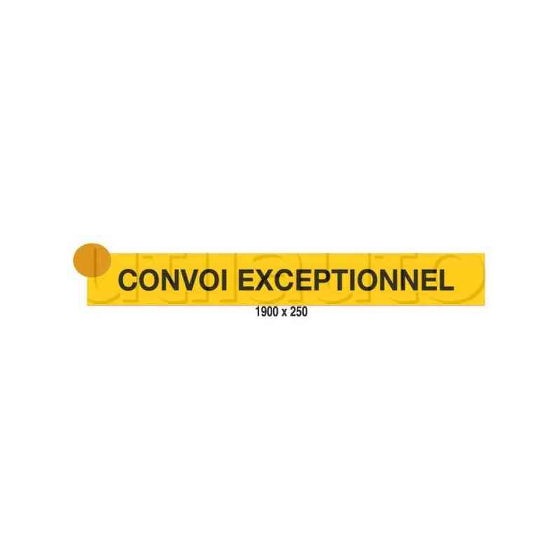 Signalisation pour convoi hors gabarit ALU 190x25cm