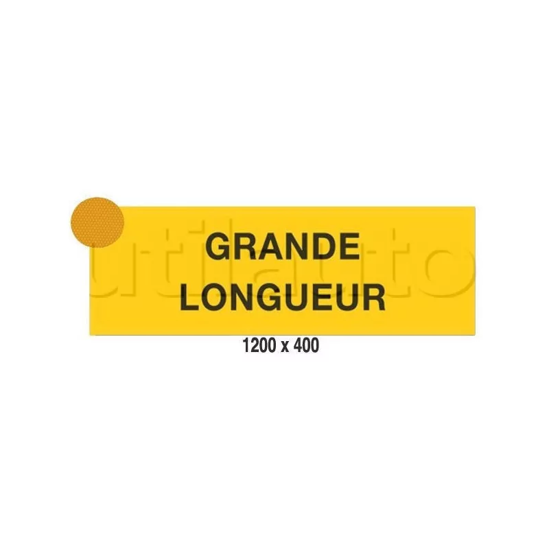 Signalisation pour convoi hors gabarit GRANDE LONG CLASS2 1200x400