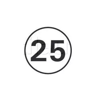 Disques limitation de vitesse 25 KM/H
