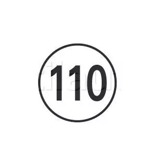 Disques limitation de vitesse 110 KM/H