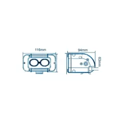 Panel LED 2x LED LB0067