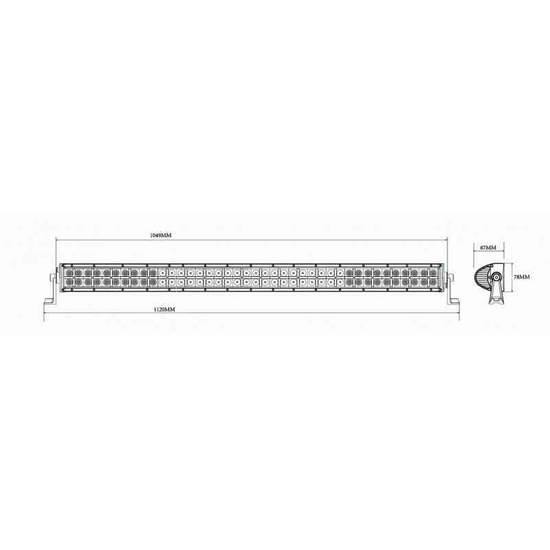 Panel LED 80x LED 1140mm moro LB0006M Panel LED 80x LED 1140mm moro LB0006M