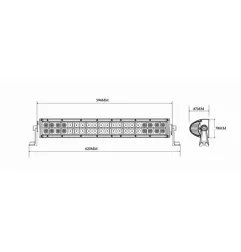 Panel LED 40x LED 630mm moro LB0004M