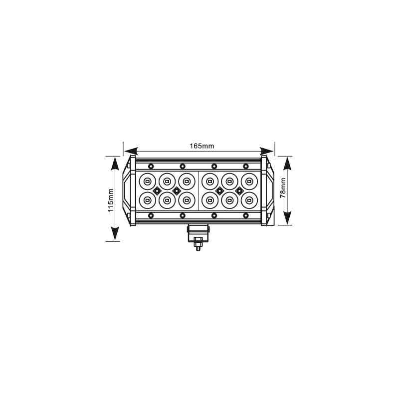 Panel LED 36W 167mm spot moro LB0032SM Panel LED 36W 167mm spot moro LB0032SM