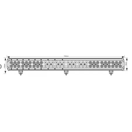  Panneau LED 180W 715mm moro LB0035M