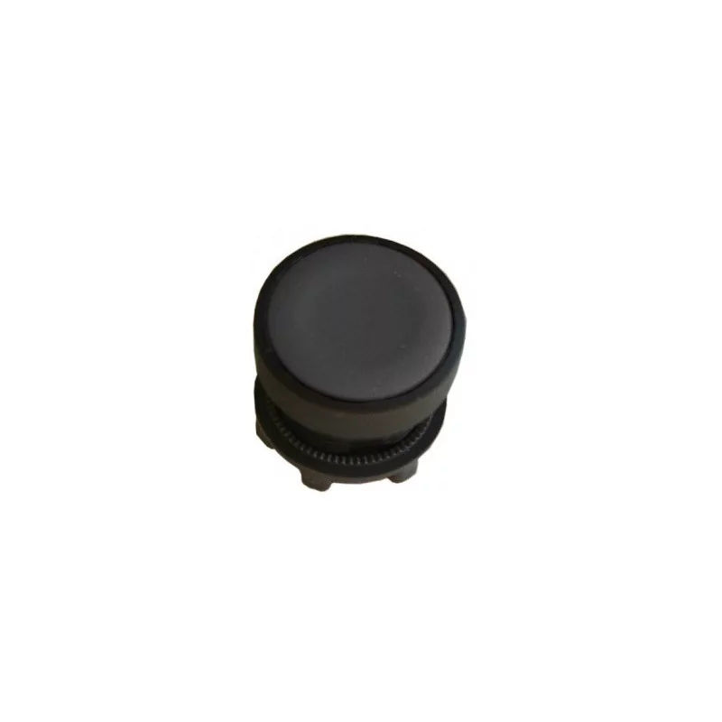 TETE TELMEC ZB5 DE BOUTON POUSSOIR COLLERETTE PLASTIQUE NOIRE D.22MM