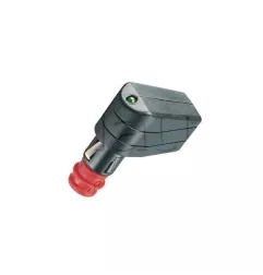 Plugue macho misto universal para tomada de alimentação / tomada de isqueiro