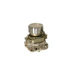 BOUTON POUSSOIR MAF COMPLET A TETE CHROMEE NOIR 2F