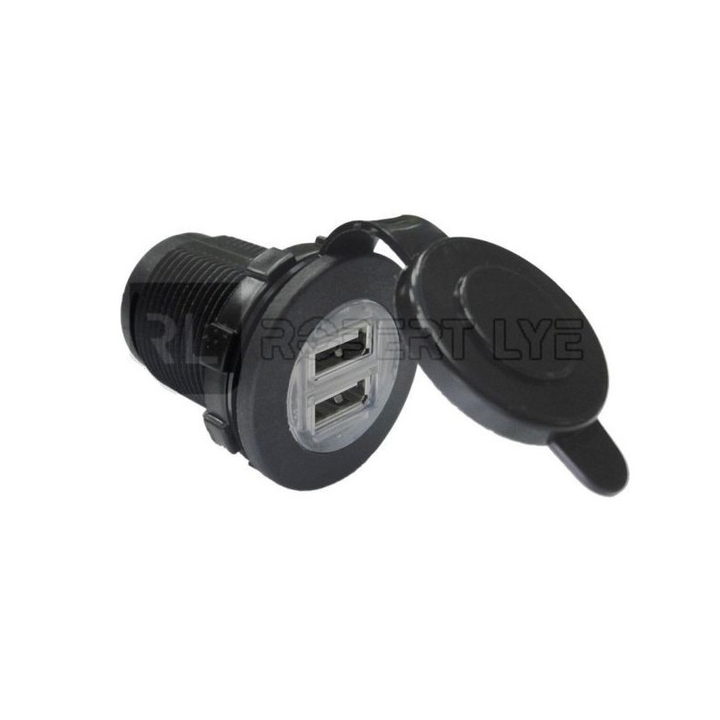 Chargeur USB 12/24 Volts  2 SORTIES