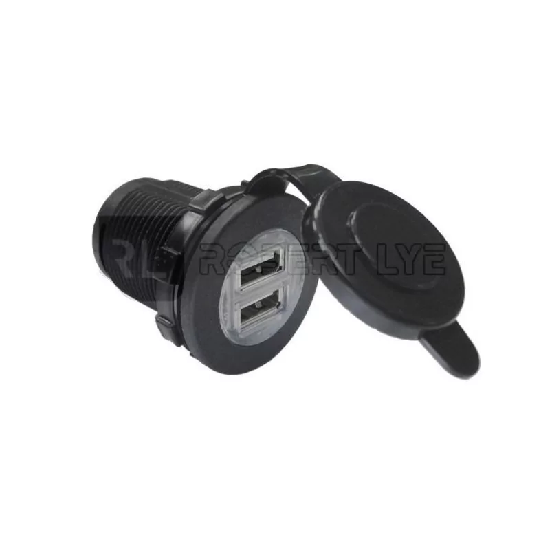 Chargeur USB 12/24 Volts 2 SORTIES