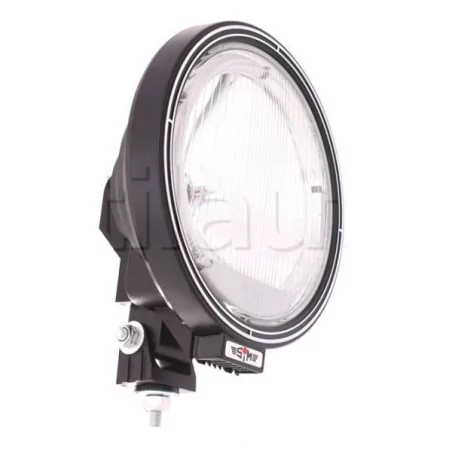 Projecteur longue portée 12/24 volts ø 223 x H 245 x Ep 128 mm avec feu de position à Leds NOIR