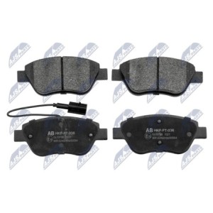 Plaquettes De Frein Avant Brakes FIAT STILO 1.2 - 13.0470-3982.2, 573074B, 0 986 424 597