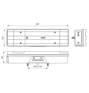 FEU ARR UNIVERSEL TT LEDS G