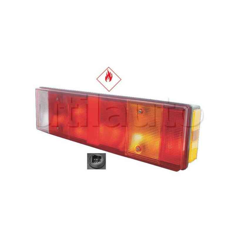 Feu arrière à ampoules - 24 Volts - 464 x 130 x 83 mm Feu arrière à ampoules - 24 Volts - 464 x 130 x 83 mm