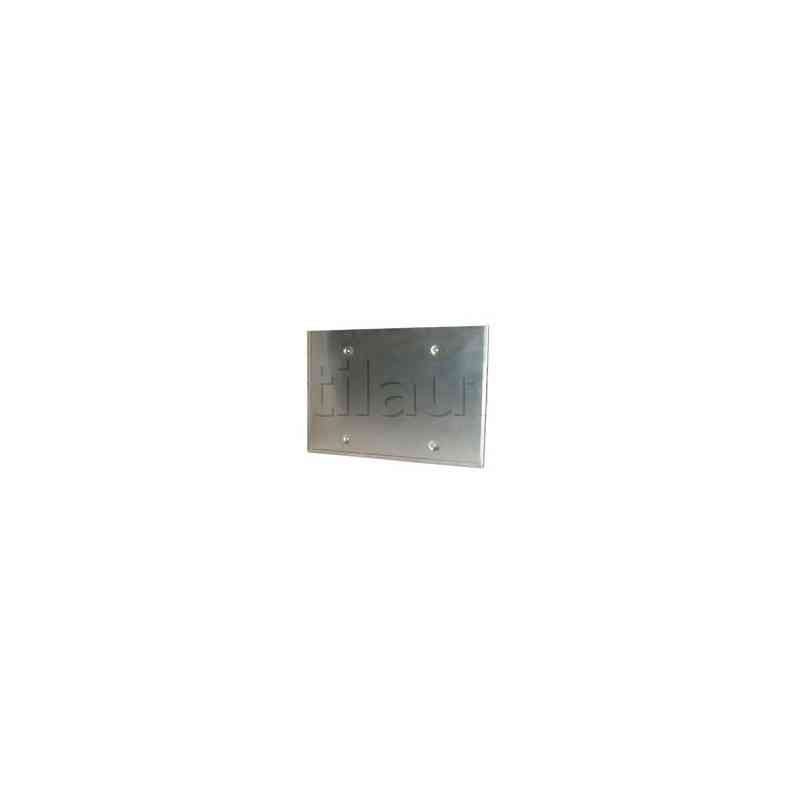 Support à glissières inox avec fond pour rectangle d'identification (400x300) Support à glissières inox avec fond pour rectangle d'identification (400x300)