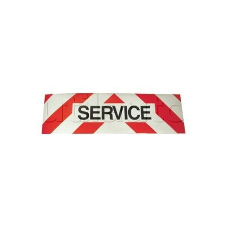 Panneau SERVICE adhésif pour véhicules d'intervention Classe 2 500x150