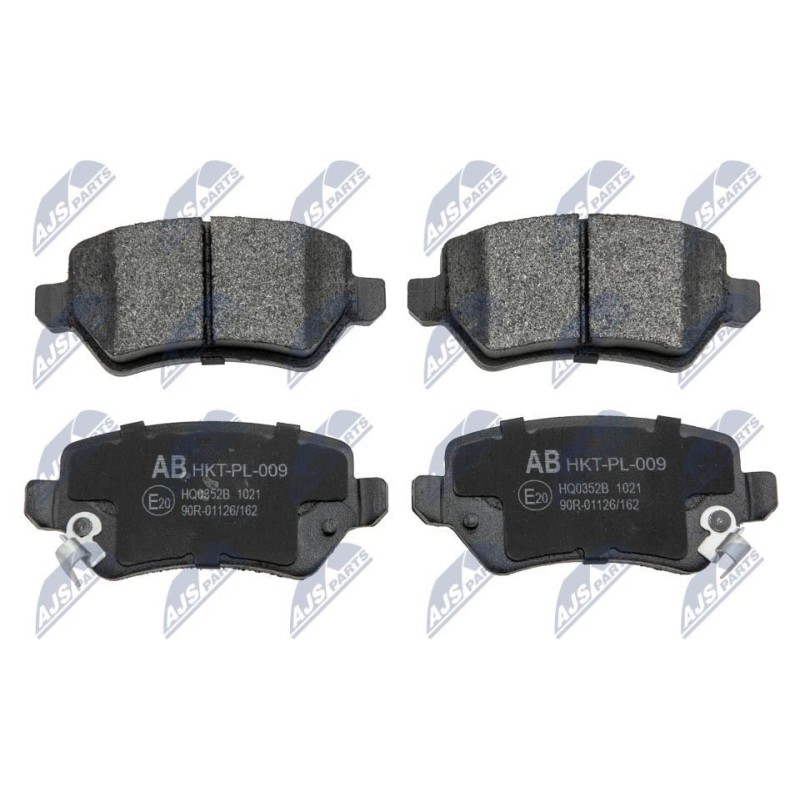 Brakes Plaquettes De Frein Arrière OPEL ASTRA GH 98 - 37296, AC691781D, AN-4283WK