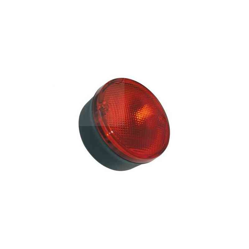 Feu arrière modulaire à ampoules - 12/24 Volts - ø 140 X Ep 88 mm