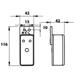 Feu bicolore standard - 12/24 Volts 15 mm